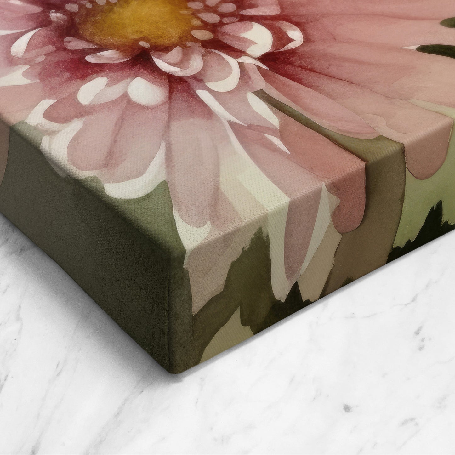 Chrysanthemum Watercolor – Colorful Floral Botanical Art